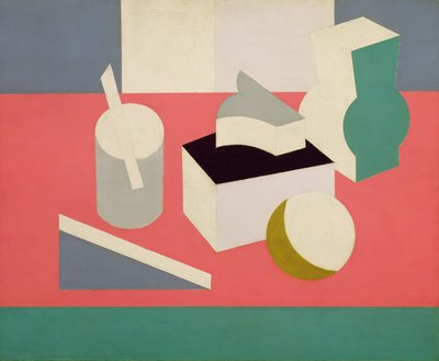 PaintingNature Morte，1919（画布上的油画和铅笔） 作者 帕特里克·亨利·布鲁斯