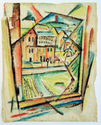 窗外景色 作者 Paul Adolf Seehaus