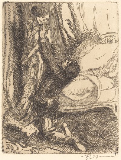 Coquette, 1900. 作者 保罗·阿尔伯特·贝斯纳德