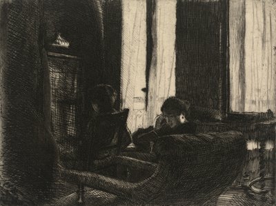 Intimacy Intimité, 1889年。 作者 保罗·阿尔伯特·贝斯纳德