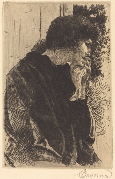 悲哀--Tristesse, 1887年。 作者 保罗·阿尔伯特·贝斯纳德