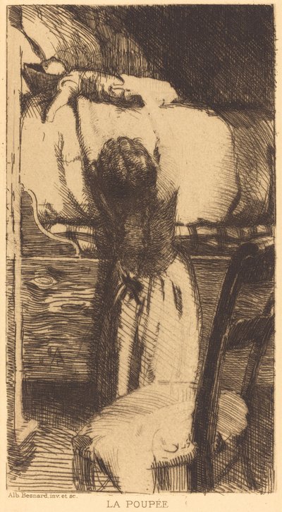 娃娃La Poupée》，1888年。 作者 保罗·阿尔伯特·贝斯纳德