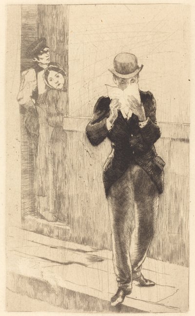 给亨利夫人的信 La lettre à Madame Henry, 1885. 作者 保罗·阿尔伯特·贝斯纳德