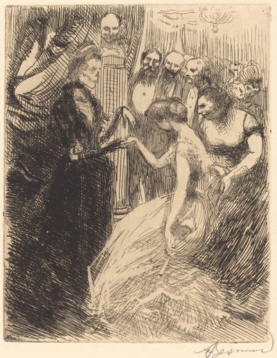 介绍 La présentation, 1900. 作者 保罗·阿尔伯特·贝斯纳德