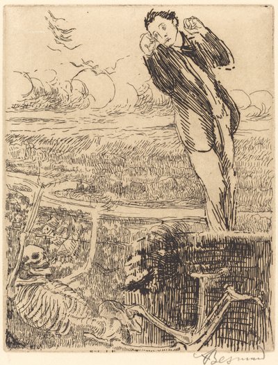 眩晕 Le vertige, 1900. 作者 保罗·阿尔伯特·贝斯纳德
