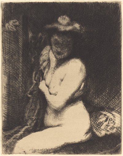 女人在她的厕所里 La toilette, 1905年。 作者 保罗·阿尔伯特·贝斯纳德