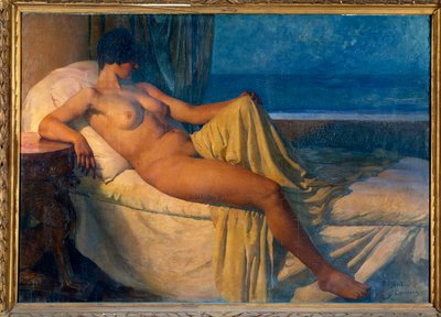 迪登。 Paul Albert Laurens（1870-1934）的绘画，20 世纪。 布面油画。 昏暗：1,45 x 2,09m。 巴黎，Musee Du Pete Palais 作者 保罗·阿尔伯特·劳伦斯