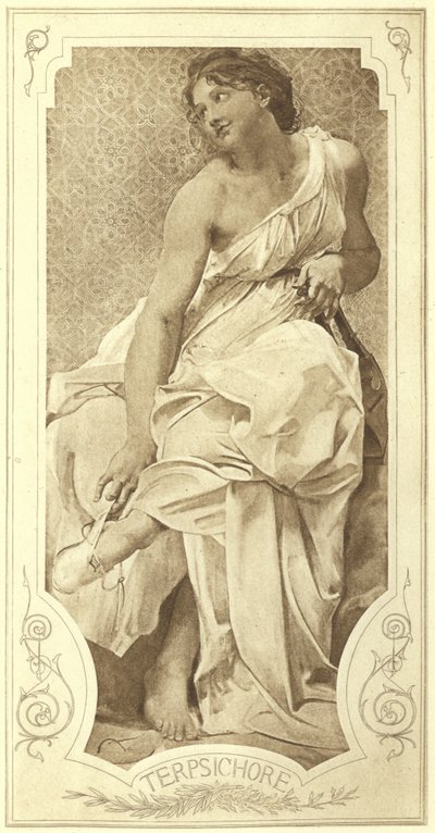 Terpsichore，合唱舞蹈的缪斯（照相凹版） 作者 保罗·鲍德里