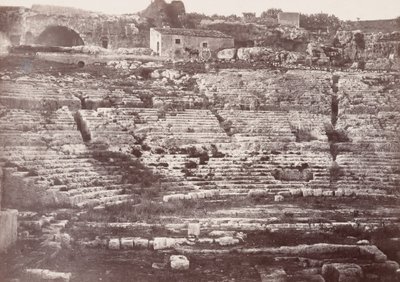 锡拉库扎圆形剧场，1865 年（照片 作者 保罗·伯蒂尔