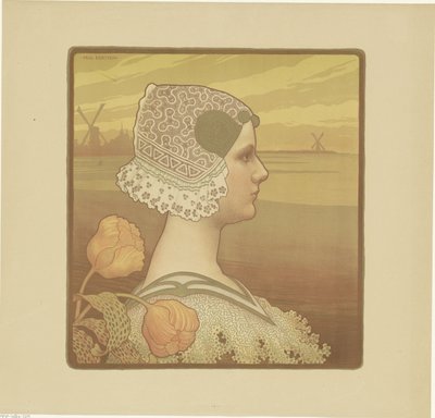 荷兰女王威廉敏娜肖像 作者 Paul Berthon