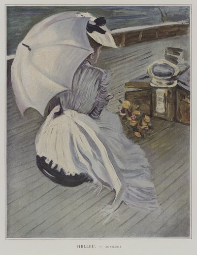Songerie（梦） 作者 Paul Cesar Helleu