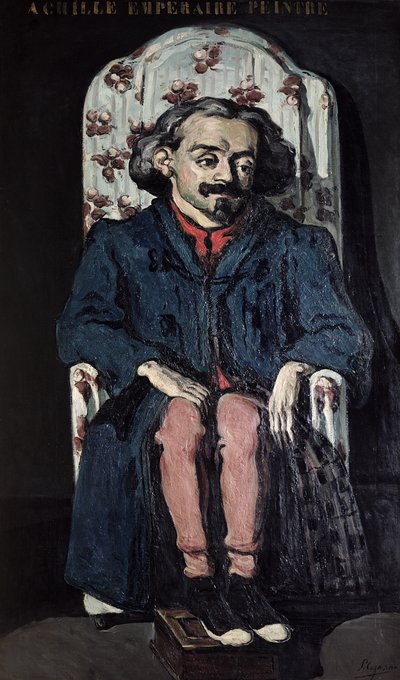 Achille Emperaire（1829-98）c.1868（布面油画） 作者 保罗·塞尚