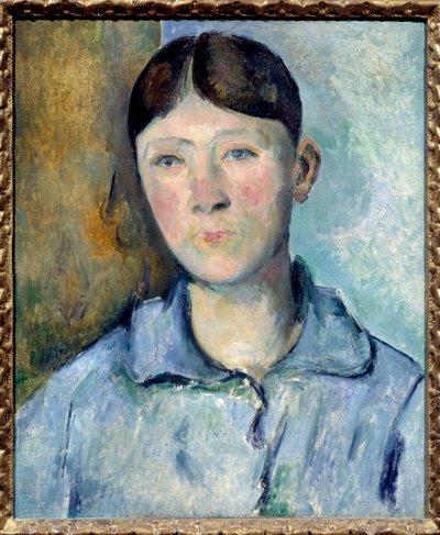 塞尚夫人的肖像 (nee Hortense Fiquet 作者 保罗·塞尚