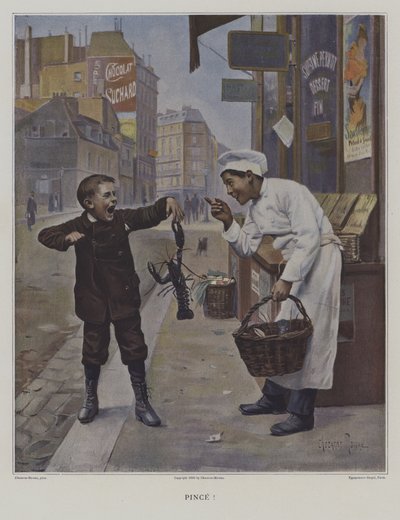 夹鼻！ （冻坏！） 作者 Paul Charles Chocarne Moreau