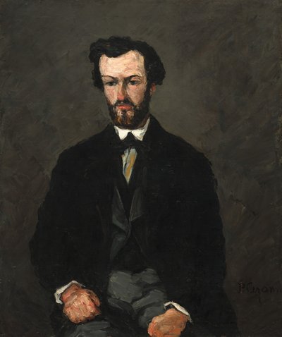 Antony Valabrègue, 1866年。 作者 保罗·塞尚