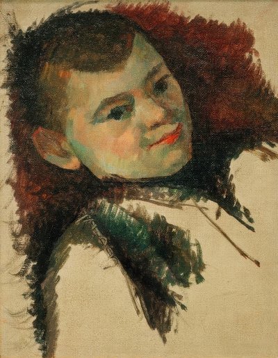 肖像保罗·塞尚（PaulCézannejun）。 作者 保罗·塞尚