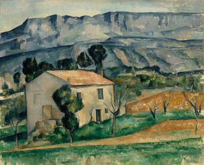 普罗旺斯的房子 - Cezanne, Paul (1839-1906) - 1886-1890 - 布面油画 - 印第安纳波利斯艺术博物馆 作者 保罗·塞尚