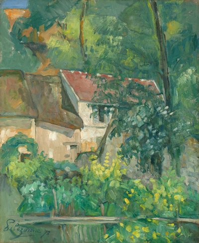拉克鲁瓦神父之家，瓦兹河畔奥维尔 作者 Paul Cézanne