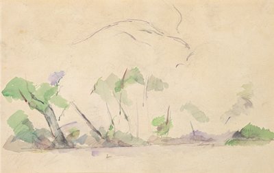 Mont Sainte-Victoire（纸上wc） 作者 保罗·塞尚