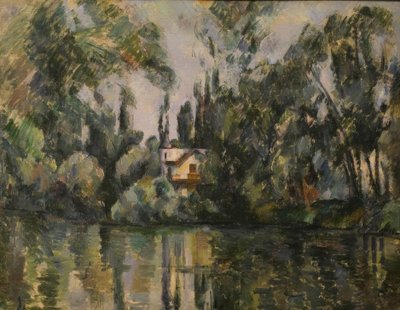塞尚（P.Cézanne），马恩河畔的房子 作者 保罗·塞尚