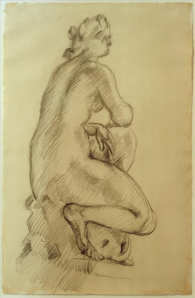 塞恩（P.塞尚），考恩德·维纳斯（Kauernde Venus） 作者 保罗·塞尚