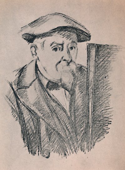 艺术家肖像，约1900年，1946年。 作者 保罗·塞尚