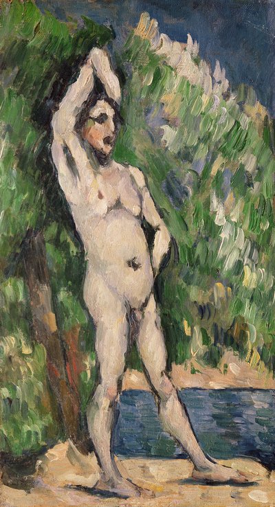 站着裸体 作者 Paul Cézanne