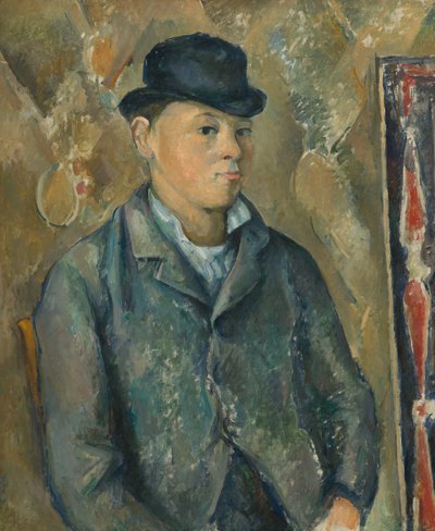 艺术家的儿子，保罗，1886-1887。 作者 保罗·塞尚