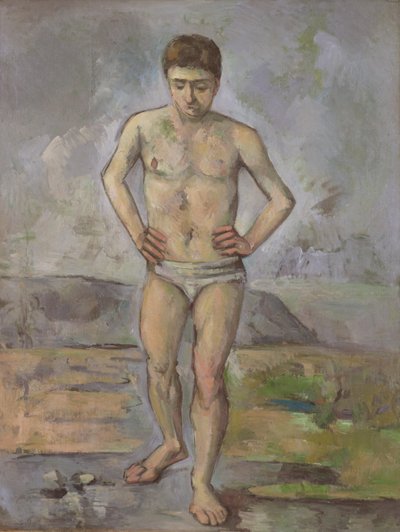 1928年，沐浴者 作者 Paul Cézanne