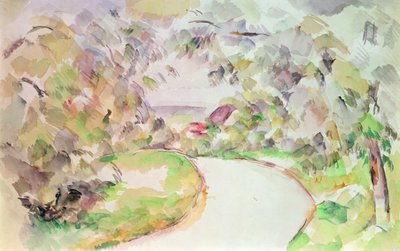 曲折的道路 作者 保罗·塞尚