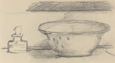 洗脸盆和香味瓶[直页]，18771881。 作者 保罗·塞尚