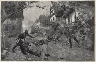 1870-1871年战争--在Woerth战役（或Froeschwiller Woerth战役，Froeschwiller-Woerth），8月6日 作者 保罗·埃米尔·布蒂尼