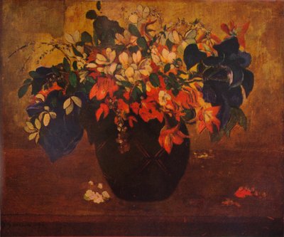 花瓶，1896年，1932年 作者 保罗·高更