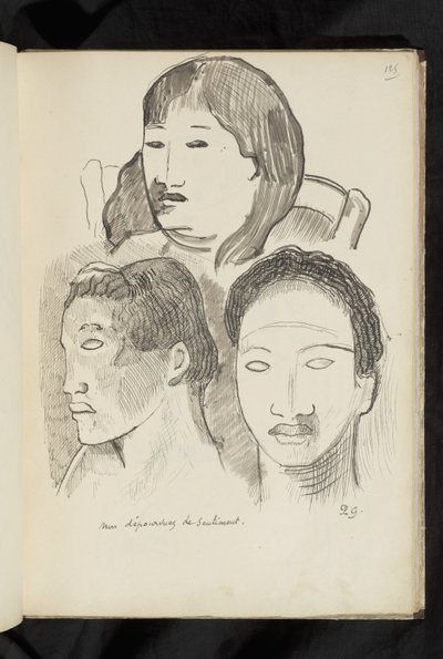 前后——画《不无情》 作者 保罗·高更