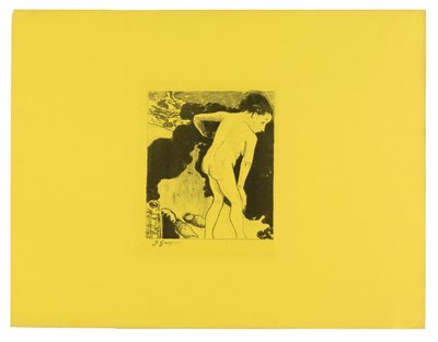 布列塔尼浴女，选自沃尔皮尼组曲 作者 保罗·高更