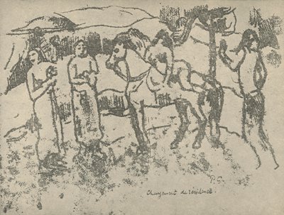 居住变更，1936年 作者 保罗·高更