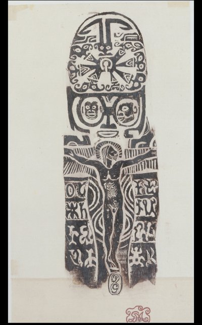 十字架上的基督，1926年，1926年。 作者 保罗·高更