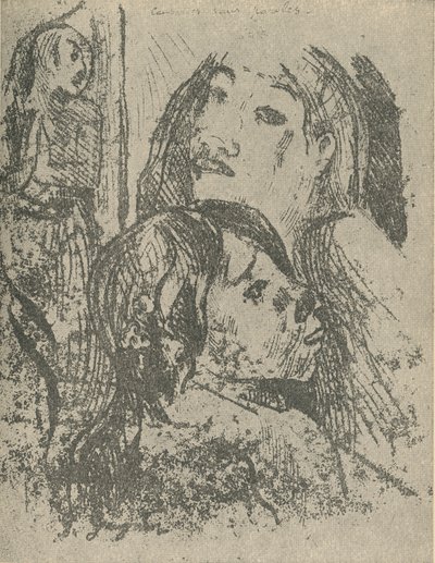 无言对话，1936年 作者 保罗·高更