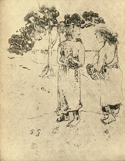 绘画，1936年 作者 保罗·高更