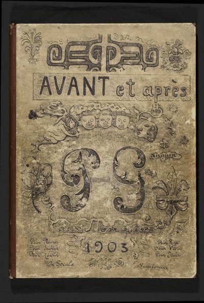 Front cover of Avant et après 作者 保罗·高更