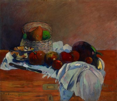 水果和刀子 Fruits et couteau, 1901. 作者 保罗·高更