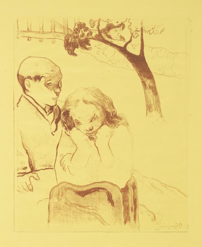 人间苦难，1889年 作者 保罗·高更