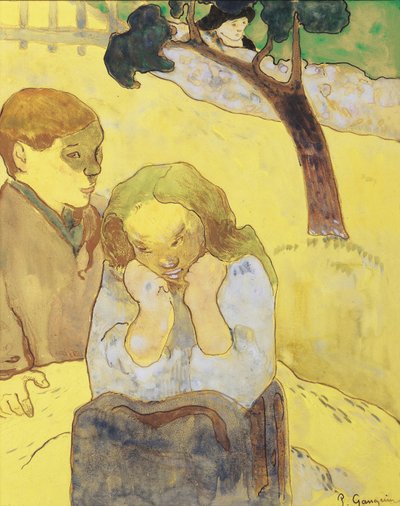 人类的苦难；人间苦难，1889年 作者 保罗·高更