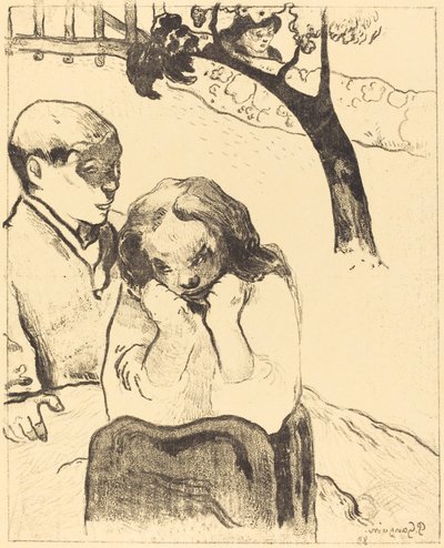 人类的悲哀(Miseres humaines) 作者 保罗·高更