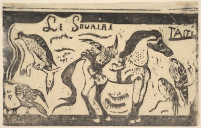 1899年12月，大溪地Taiti Smile，Le Sourire。 作者 保罗·高更