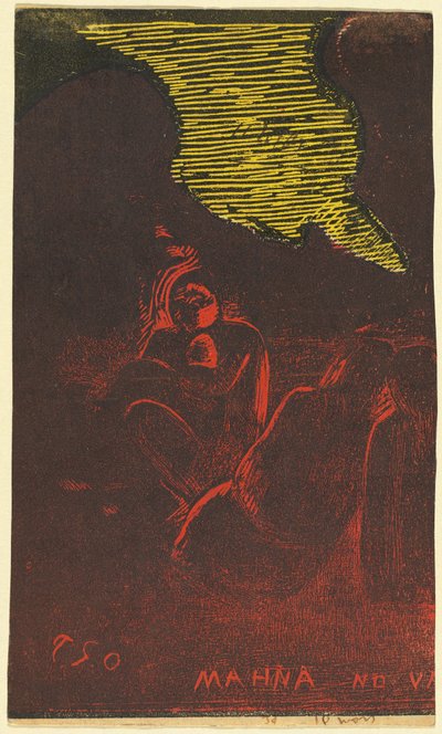 Mahna no Varua Ino（《恶魔在说话》）[诗歌]。 作者 保罗·高更