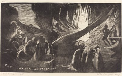 恶魔之声》（Mahna no Varua Ino）。 作者 保罗·高更