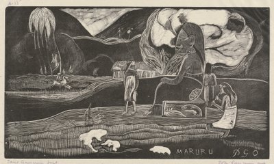 马鲁鲁谢谢你，18941895。 作者 保罗·高更