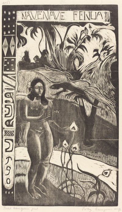 纳维-纳维-费努阿高兴地，18941895。 作者 保罗·高更