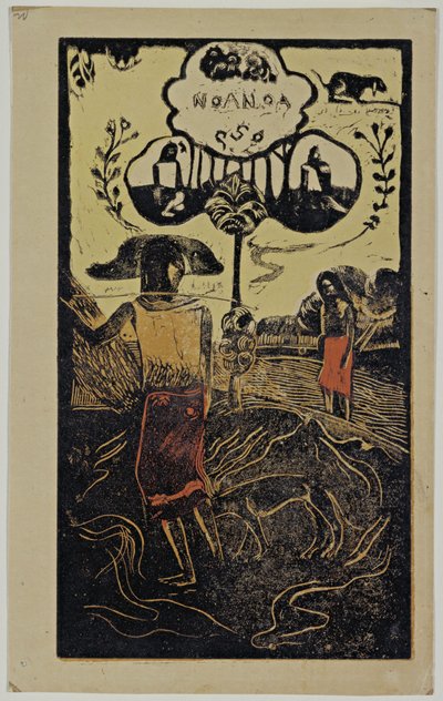 Noa Noa系列中的Noa Noa香水，1893-1894年 作者 保罗·高更